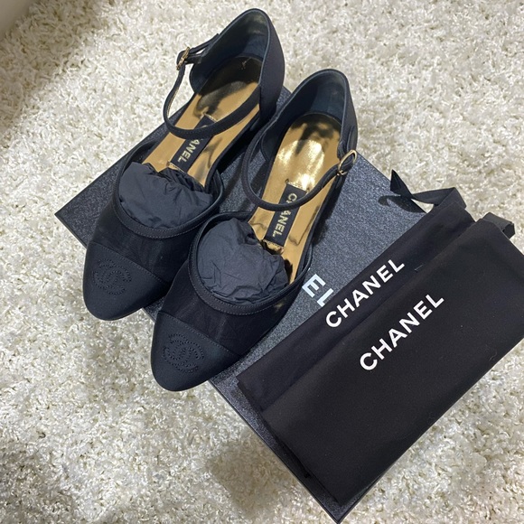 CHANEL | Shoes | Authentic Chanel Shoes Full Set Excellent Condition ...